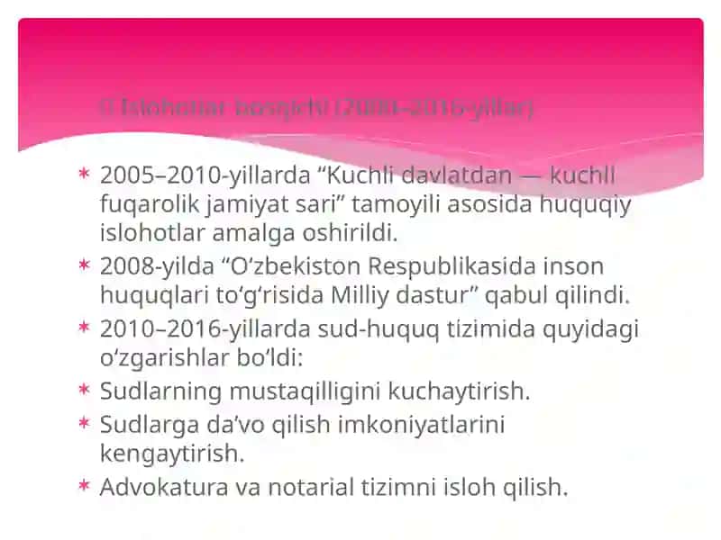 Mustaqillik davrining boshida (1991–2000-yillar) 2