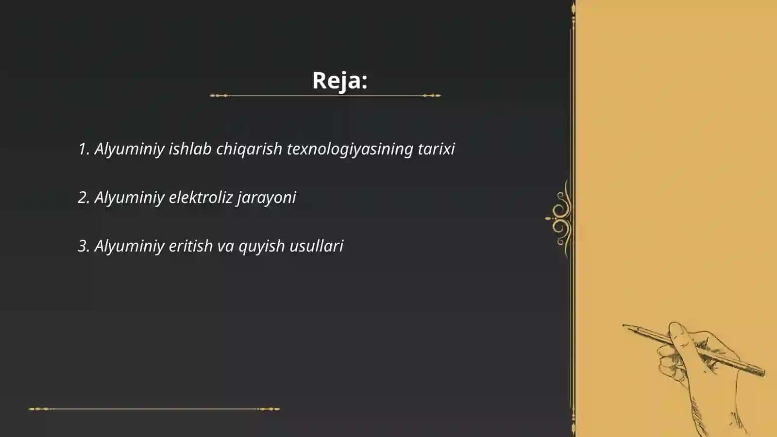 Alyuminiy ishlab chiqarish texnologiyasi 2