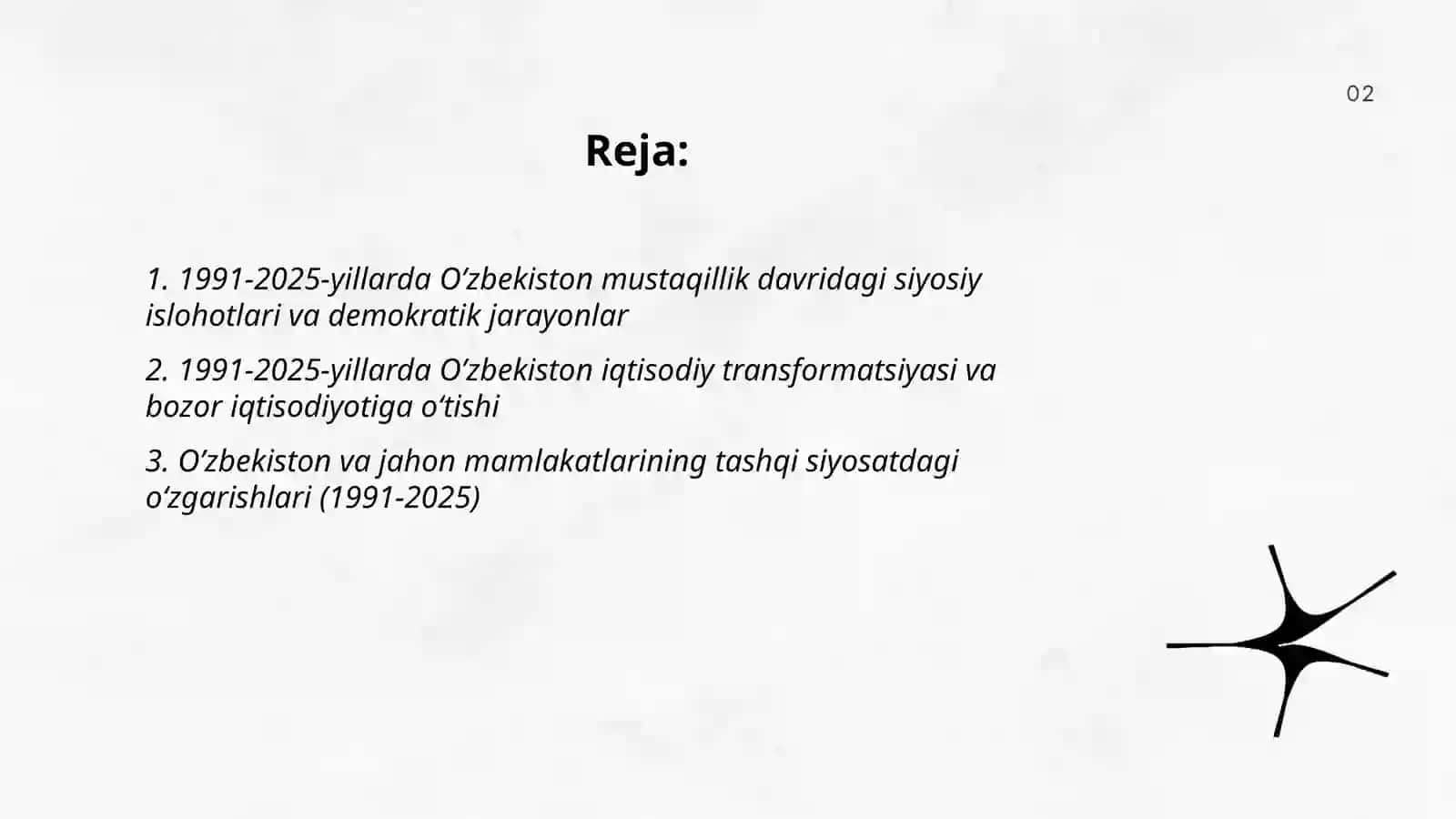 1991-2025-yillarda O’zbekiston va jahon davlatlari taraqqiyoti 2