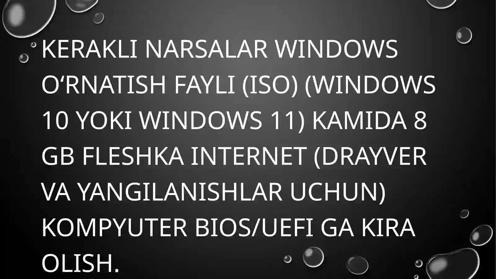 Windows operatsion tizimini kompyuterga o'rnatish. Android, BlackBerry OS, iOS, Nokia Service, Symbian mobil operatsion tizimi 2