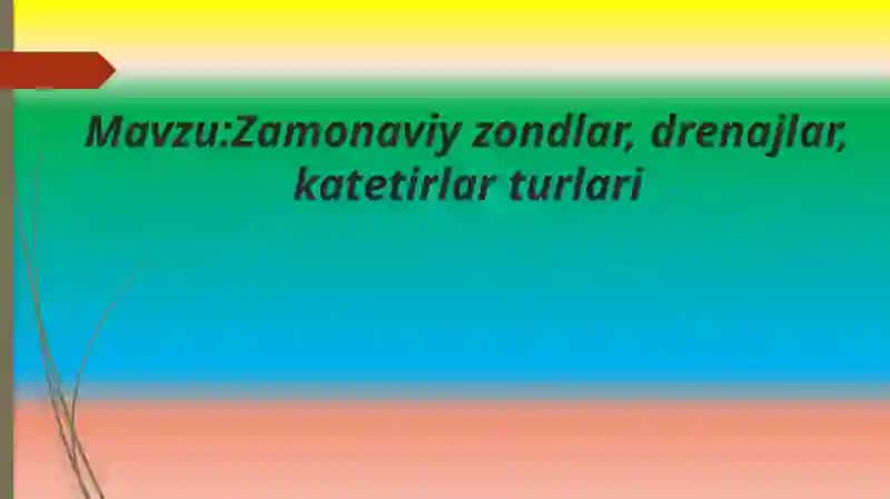 Drenaj(tibbiyotda) 2