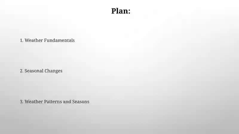 Weather and seasons 2