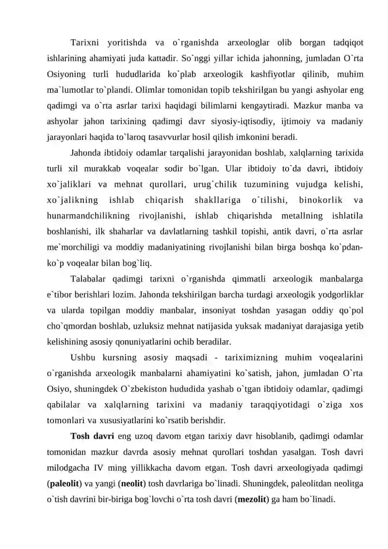 Paleometall davri arxeologik madaniyatlari 2