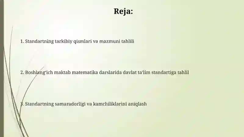 Boshlangʻich sinf matematika darslarida DTS tahlili 2