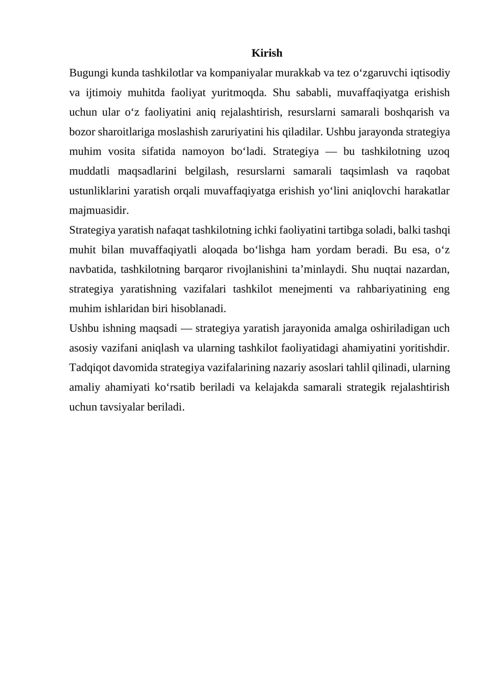 "STRATEGIYA YARATISHNING 3 VAZIFASI" 2