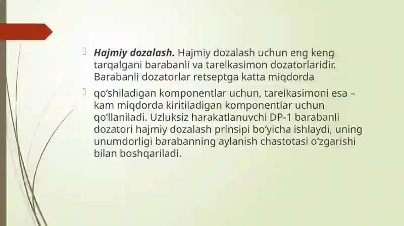 Tarelkasimon meyorlagichning tuzilishi va meyorlash jarayonini o’rganish 2