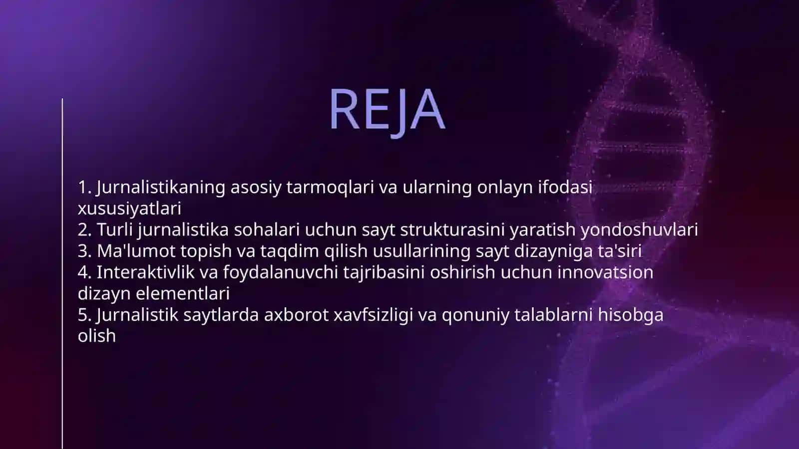 JURNALISTIKANING TURLI SOHALARIGA OID SAYTLARYARATISHNING O’ZIGA XOS XUSUSIYATLARI, SAYT DIZAYNI 2