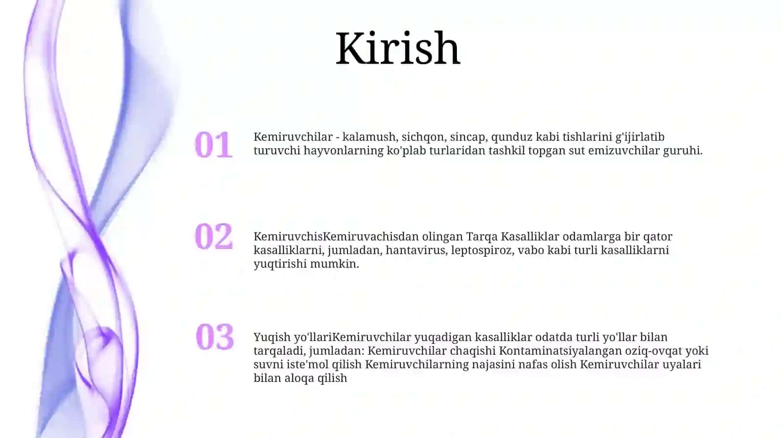 Kemiruvchilardan Tarqaladigan Kasalliklar 2