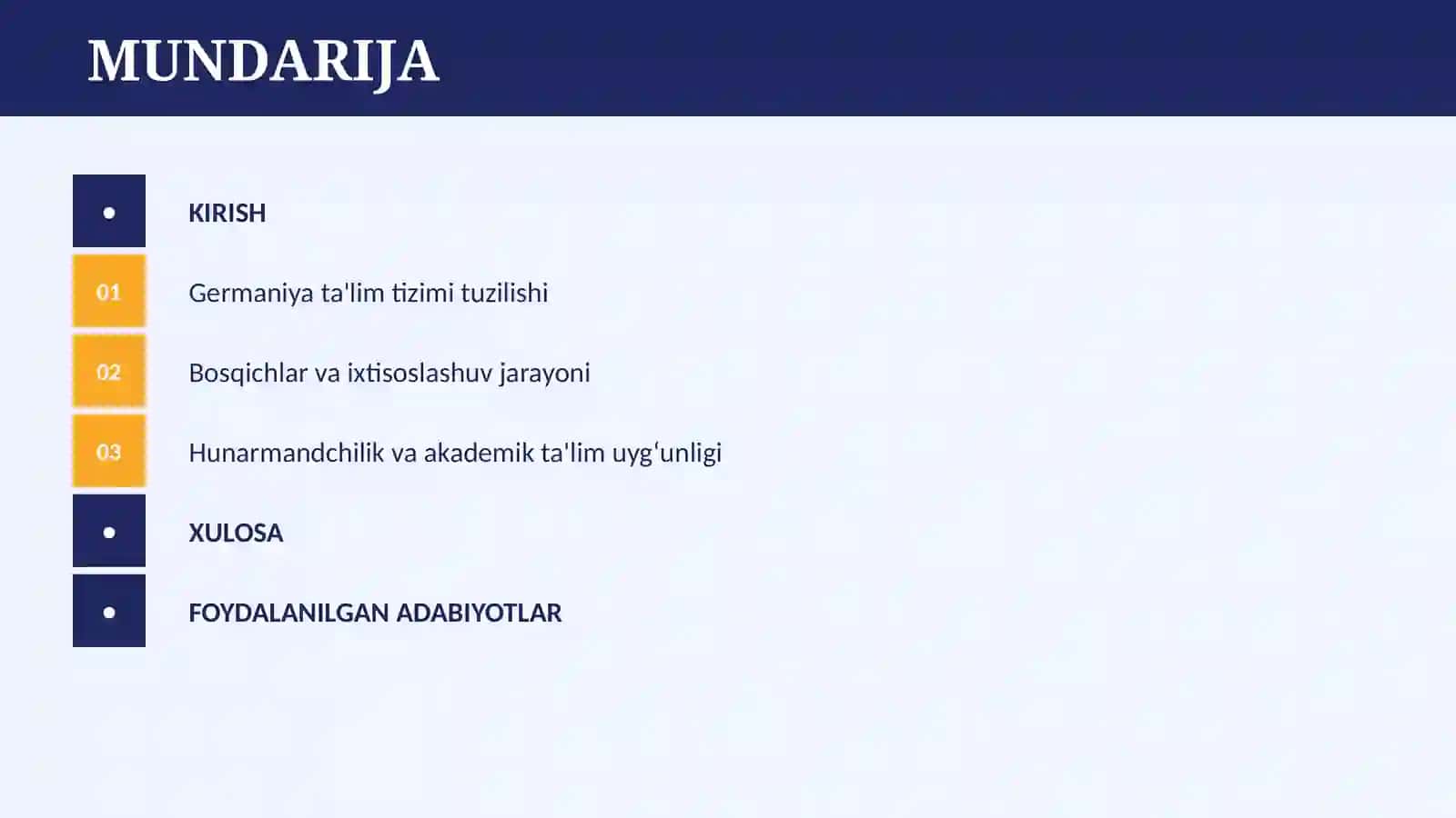 GERMANIYA TA'LIM TIZIMI 2