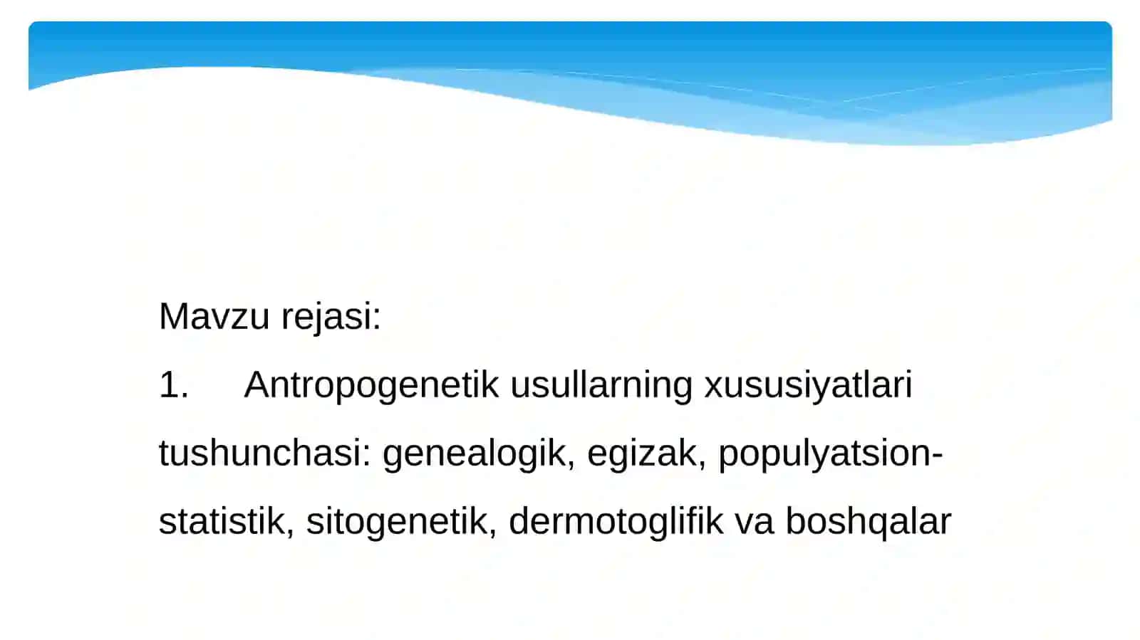 Insongenetikasinio'rganishusullari 2