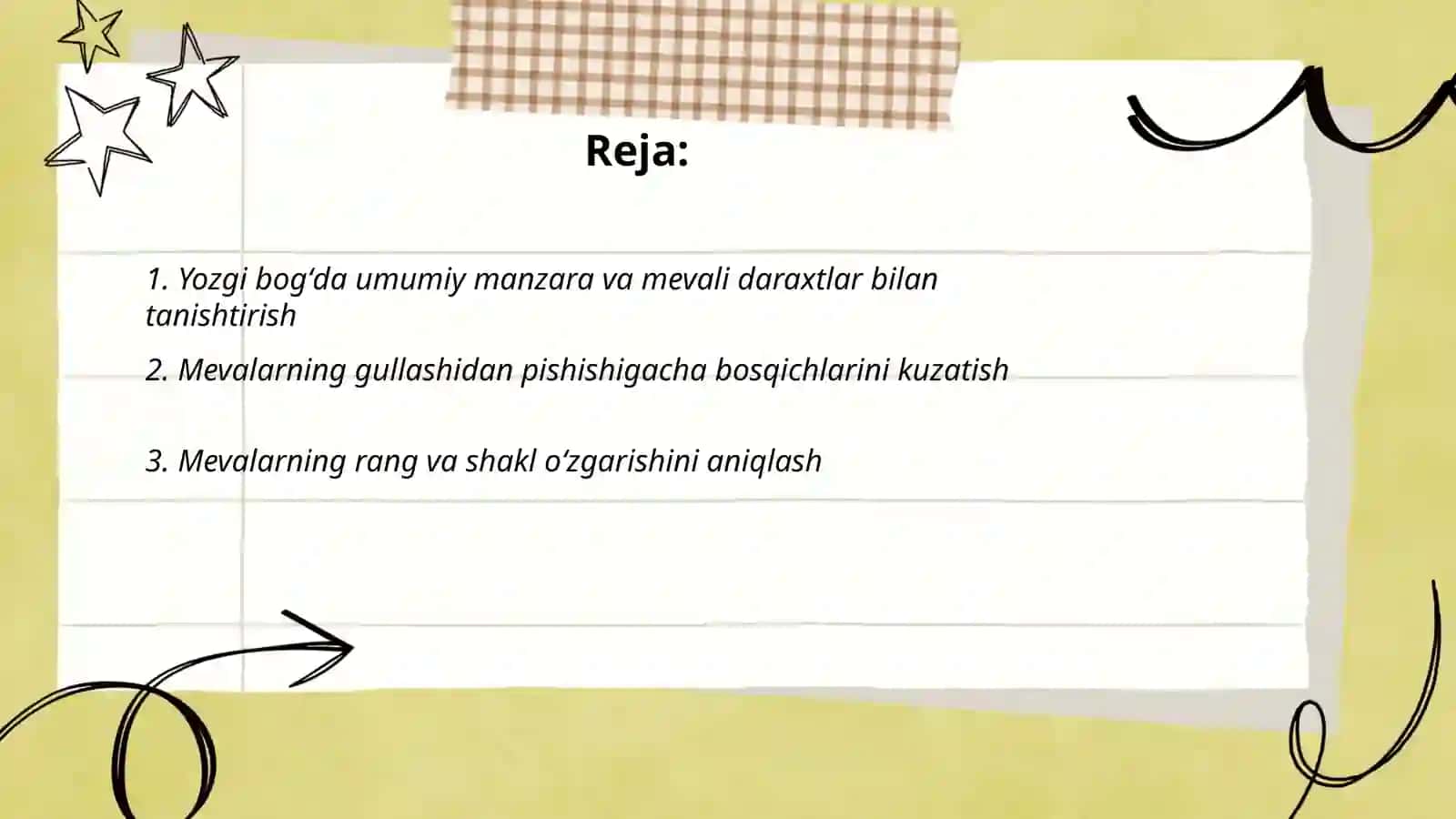 Mevalar Bilan Tanishish 2