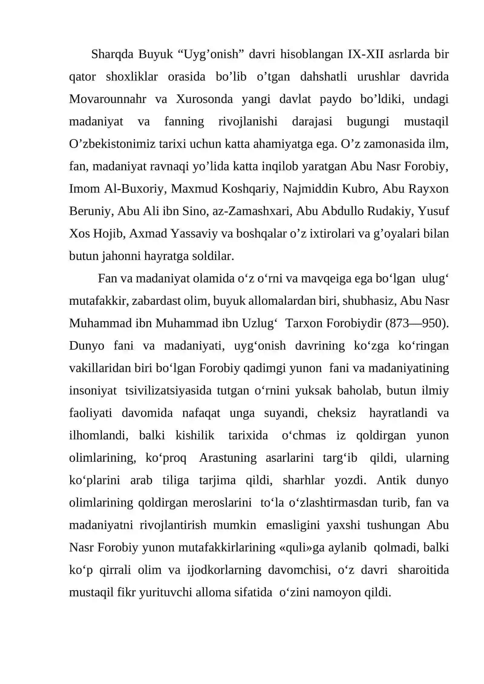 Abu Nasr Farobiyning ta'limiy ahloqiy g’oyalari va ularni mohiyati 2