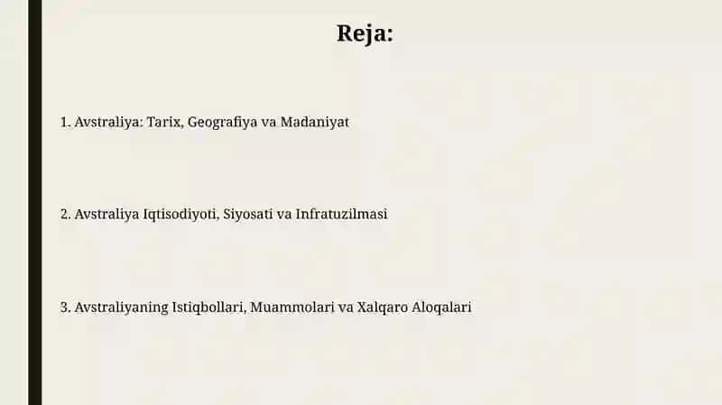 Avstraliyaning tarixi va geografiyasi 2