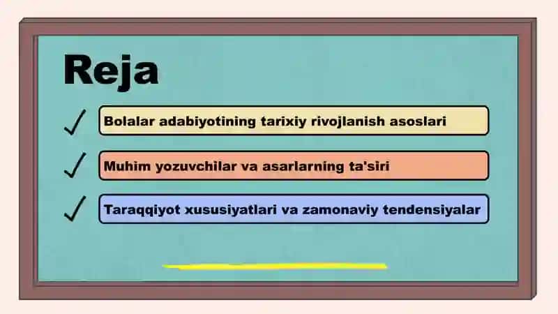 Oʻzbek bolalar adabiyotining vujudga kelishi va taraqqiyot xususiyatlari 2
