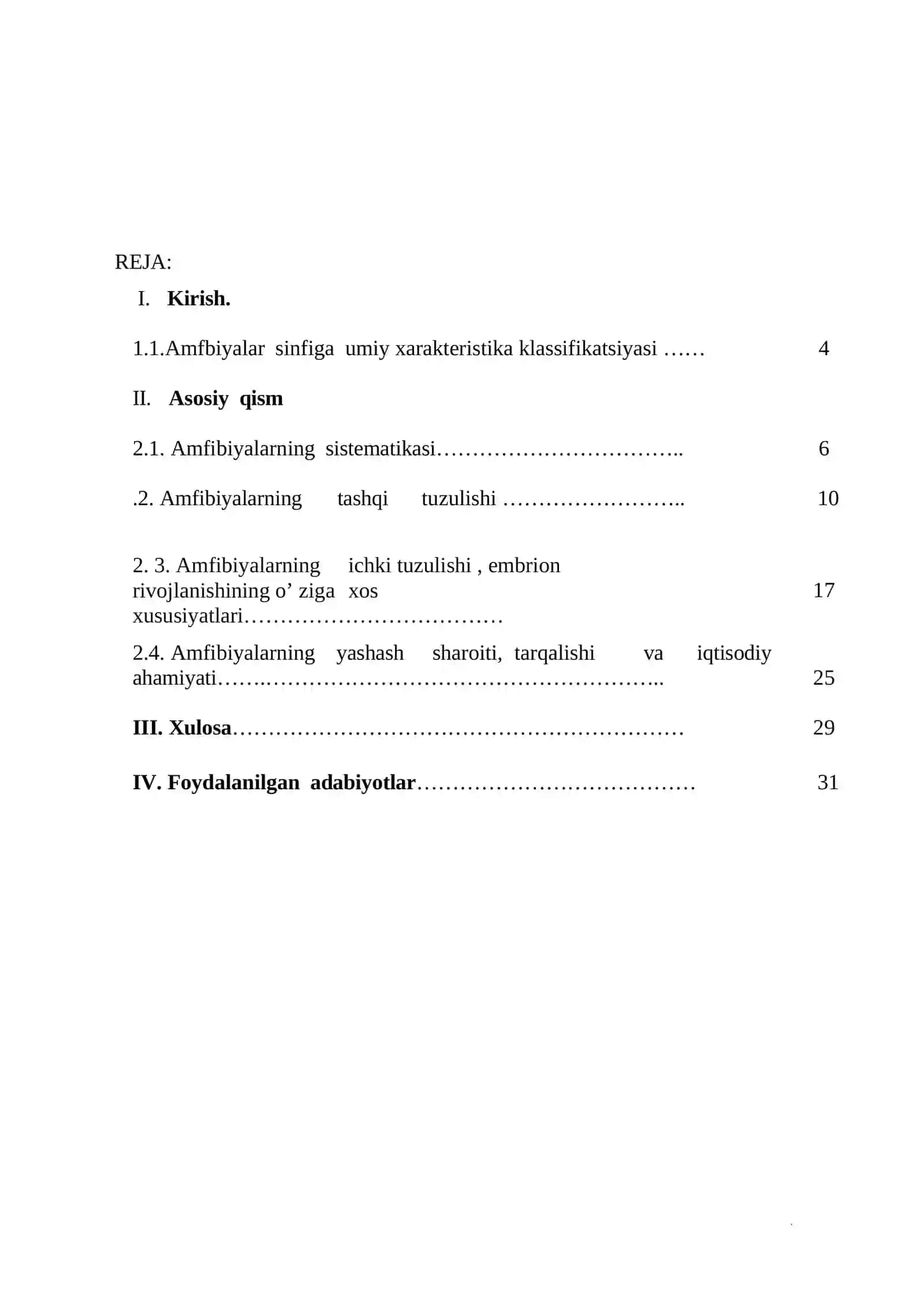 Suvda hamda quruqlikda yashovchilar sinfi tuzilishi 2