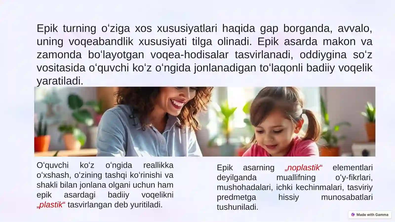 Boshlang‘ichsinflarda epik asarlar ustida ishlash metodikasi 2