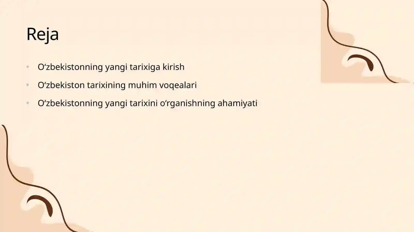 O‘zbekistonning eng yangi tarixini o‘rganishning ahamiyati 2