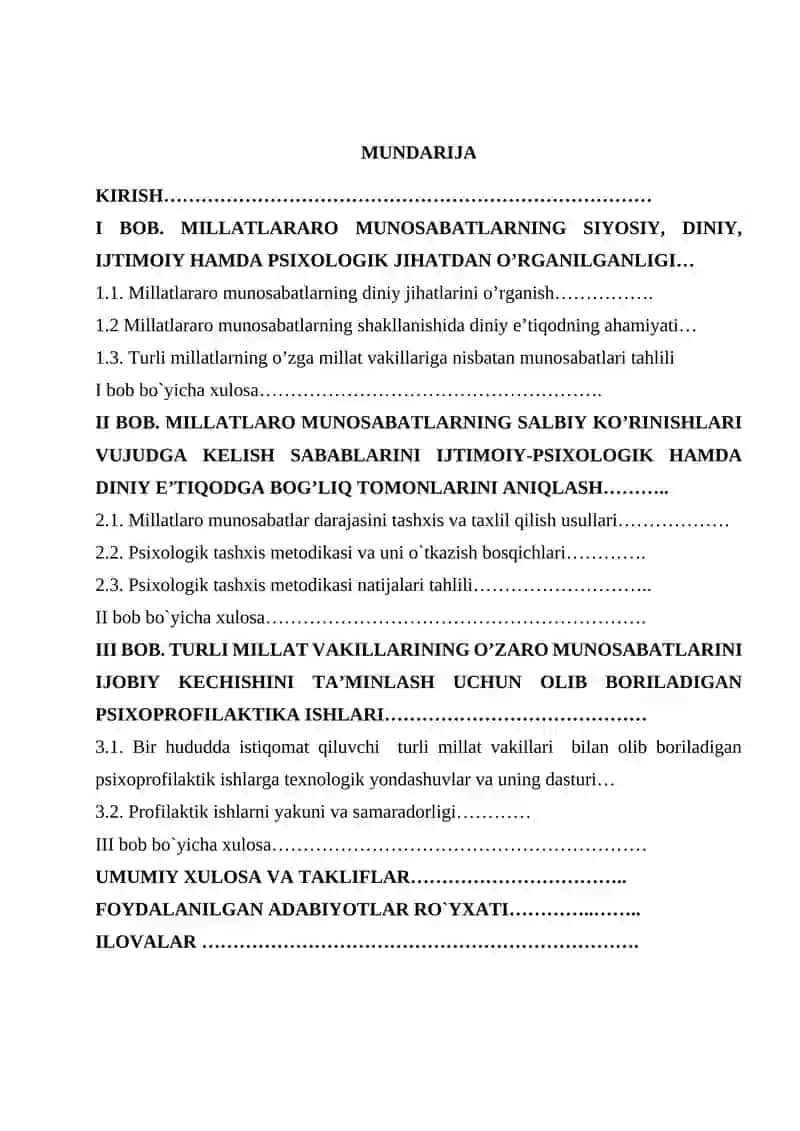 MILLATLARARO MUNOSABATLARNI MUSTAHKAMLASHNING DINIY VA IJTIMOIY-PSIXOLOGIK OMILLARI 2