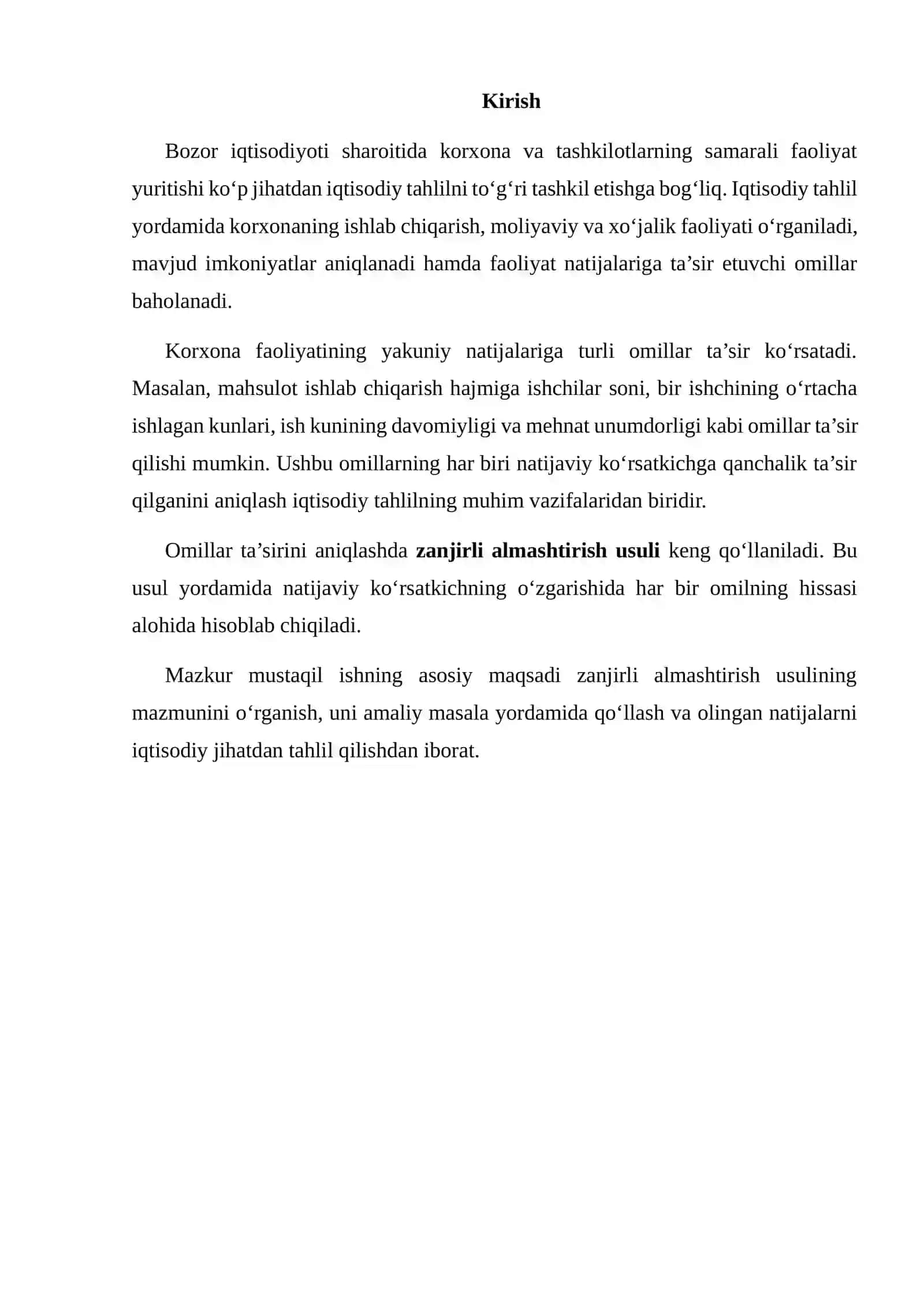 IQTISODIY TAHLILDA ZANJIRLI ALMASHTIRISH USULI 2