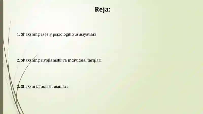 Temperamentning asosiy tipi mavjud 2
