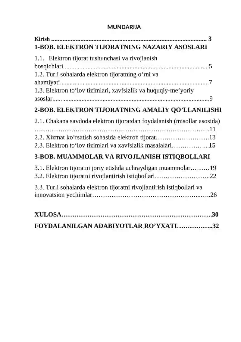 Turli sohalarda elektron tijoratni amalga oshirish strategiyalarining tahlili 2