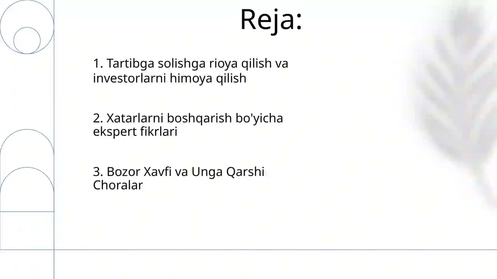 Investitsion xatarlar va ularni kamaytirish yo‘llari,olimlar fikri, meyoriy huquqiy asoslar 2