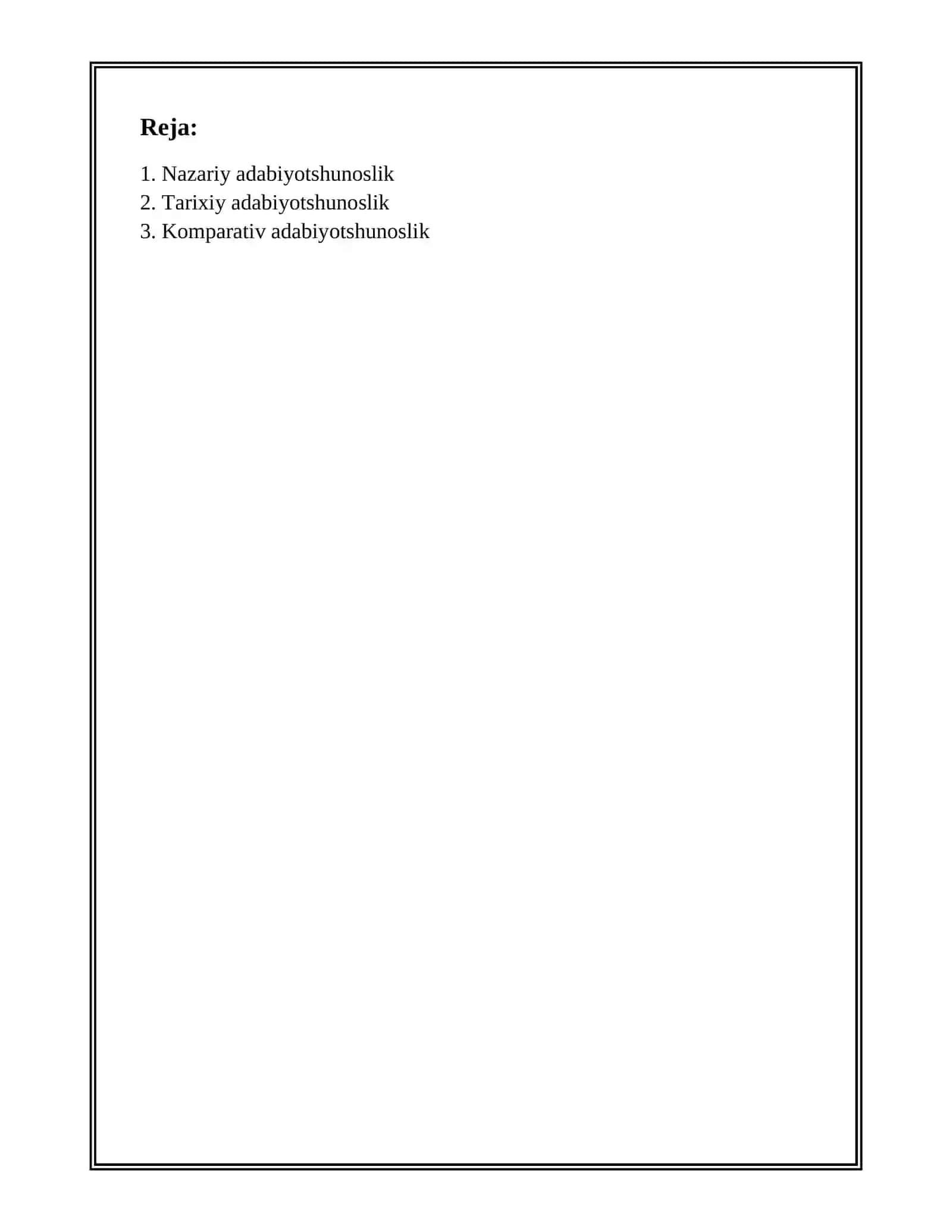 Nazariy adabiyotshunoslik 2