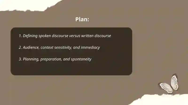 Main Differences between Spoken and Written Discourse 2