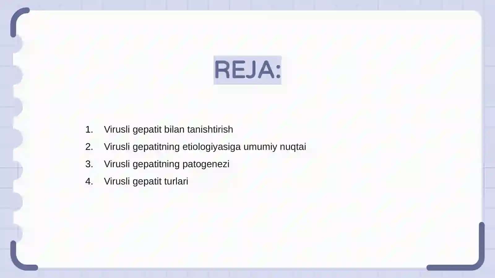 Virusli gepatitlar turlari etiologiyasi patogenezi va davolash usullari 2