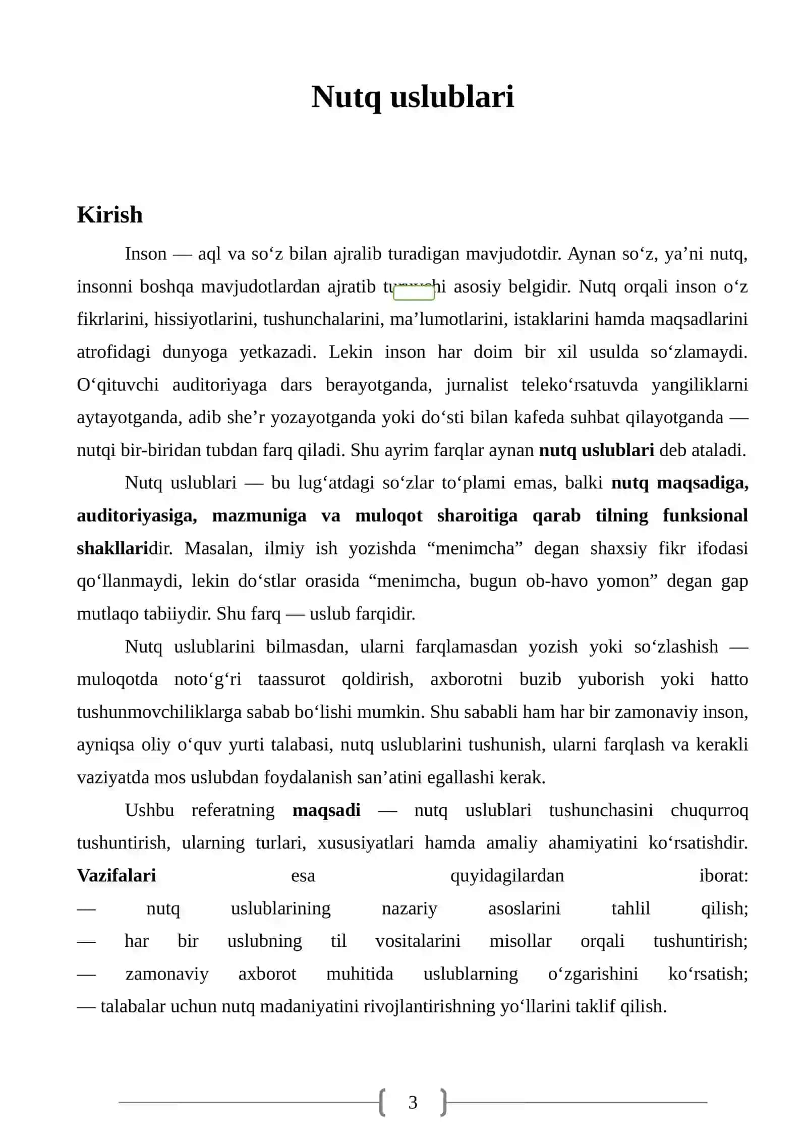 Nutq uslublari 2
