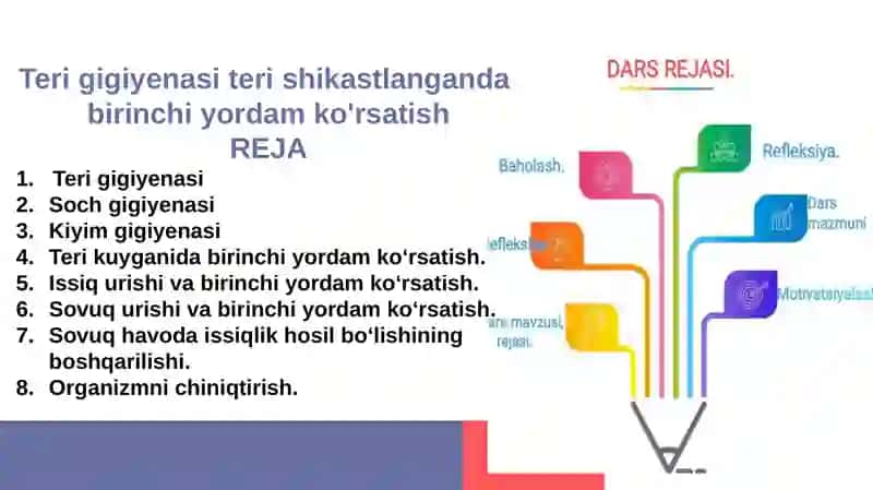 Teri gigiyenasi teri shikastlanganda birinchi yordam 2