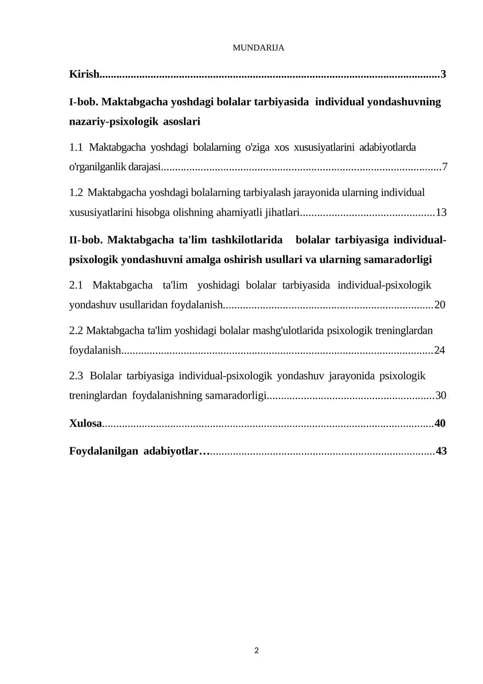 TARBIYADA INDIVIDUAL YONDASHISHNING  PSIXOLOGIK ASOSLARI 2