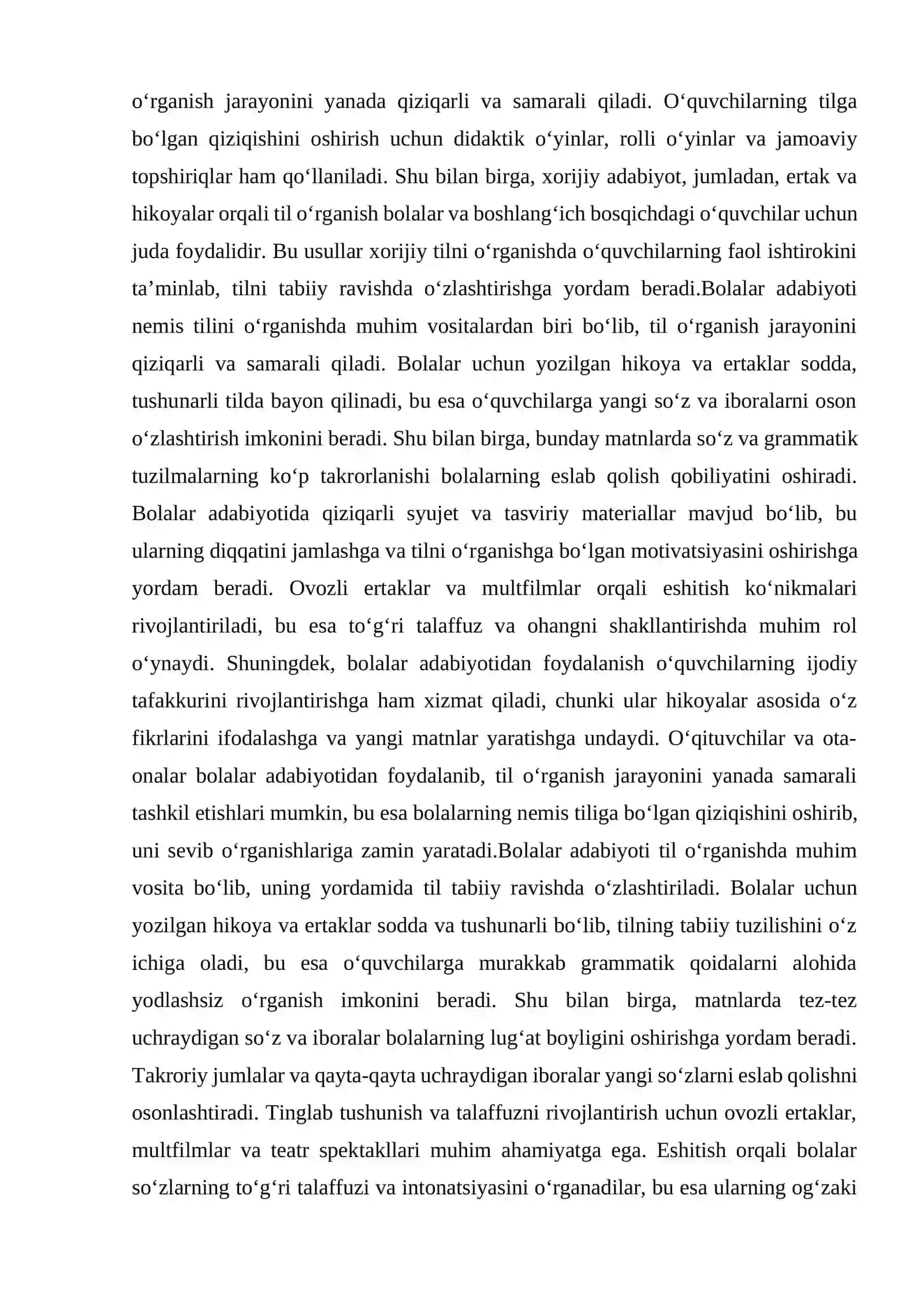 Bolalar adabiyoti nemis tilini o‘rgatish 2