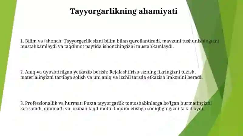 Taqdimot Tayyorlash 2