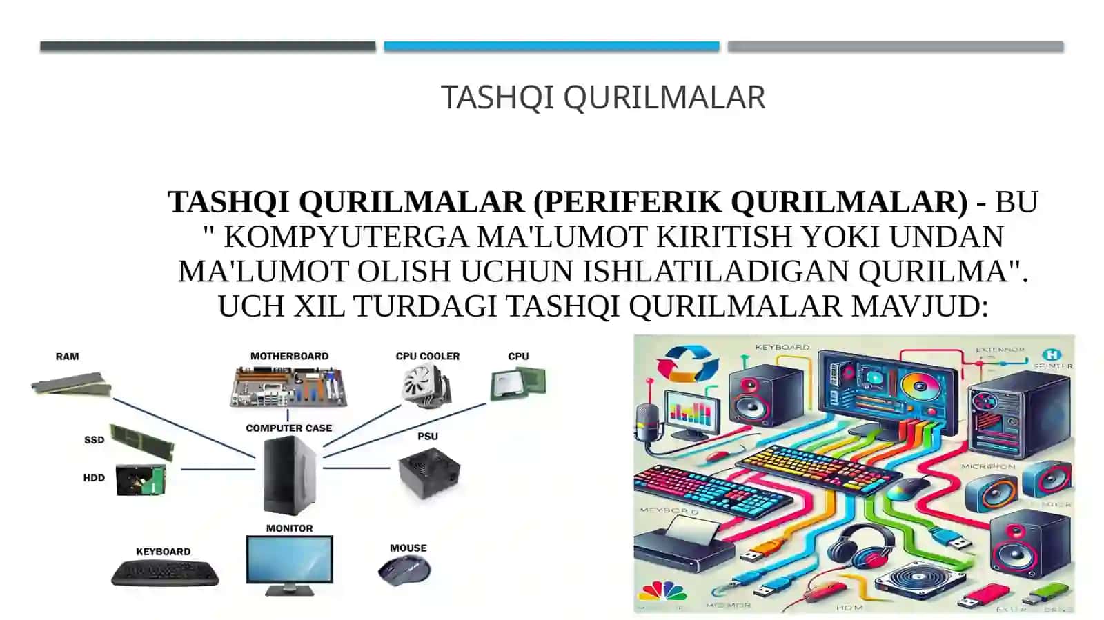 kompyuterning tashqiqurilmalari bilan ishlash 2