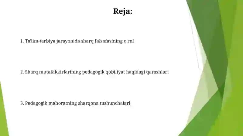 Pedagogik qobiliyat toʻgʻrisida sharq mutafakkirlari qarashlari 2