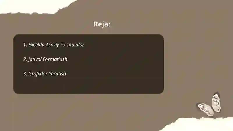 Excelda Asosiy Formulalar 2