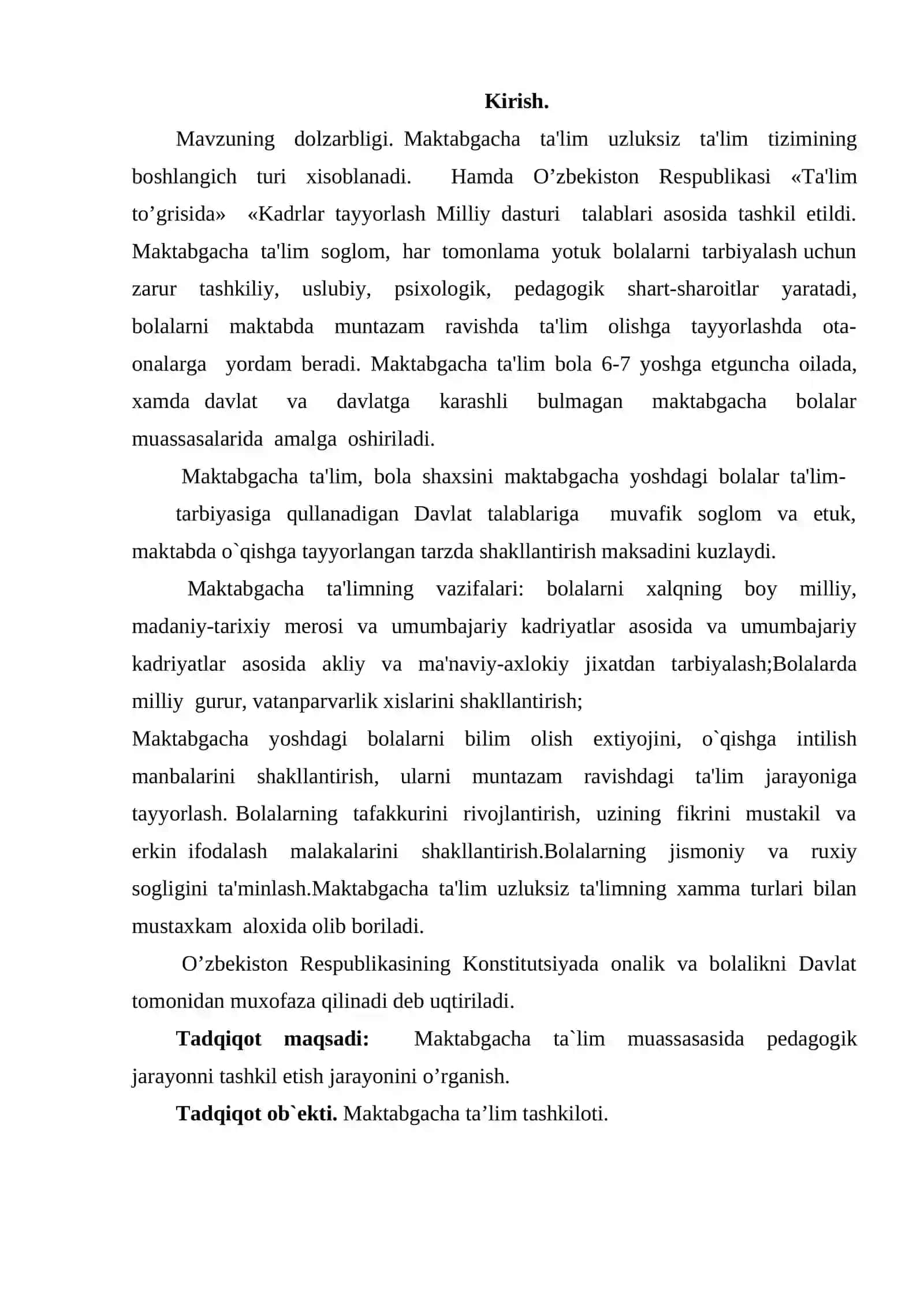 Maktabgacha ta’lim muassasasi raxbari va uning boshqaruv mahorati 2