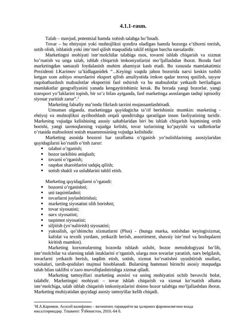 Kichik biznes va tadbirkorlik faoliyatida marketingning ahamiyati 2
