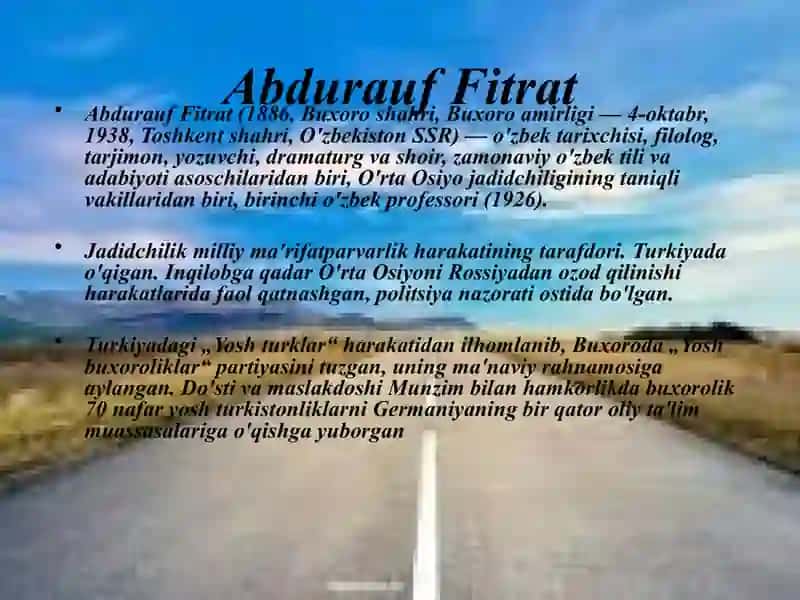 Abdurauf Fitrat 2