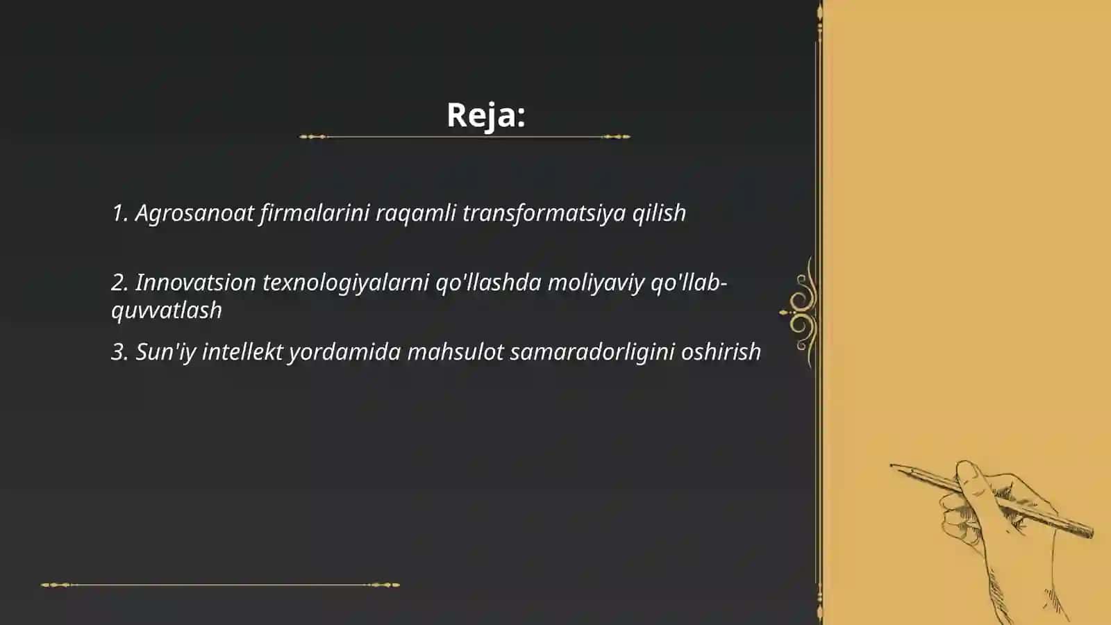 Agrosanoat firmalarini zamonaviy texnika asosida boshqarish 2