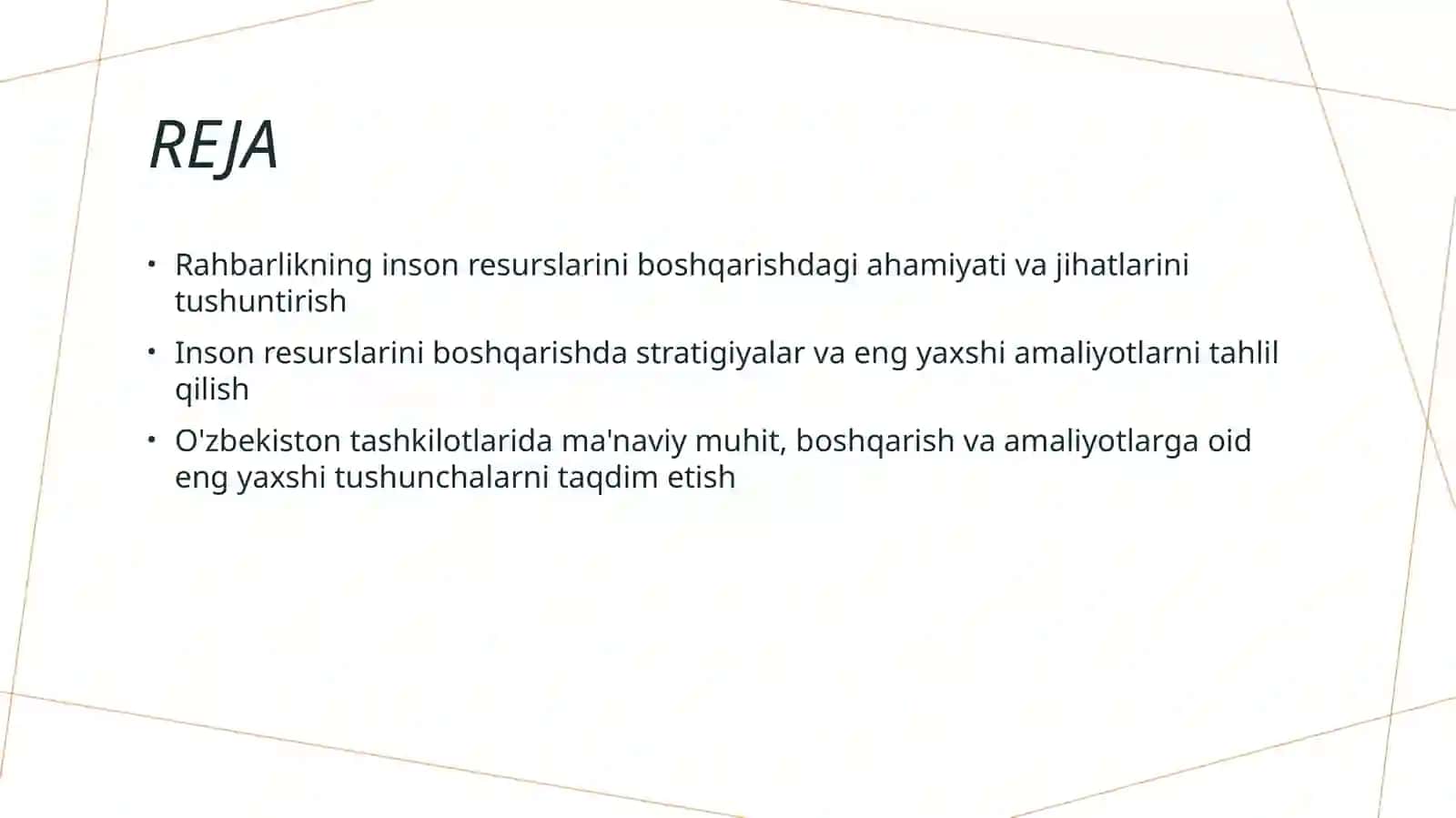 Inson resurslarini boshqarishda yetakchilik 2