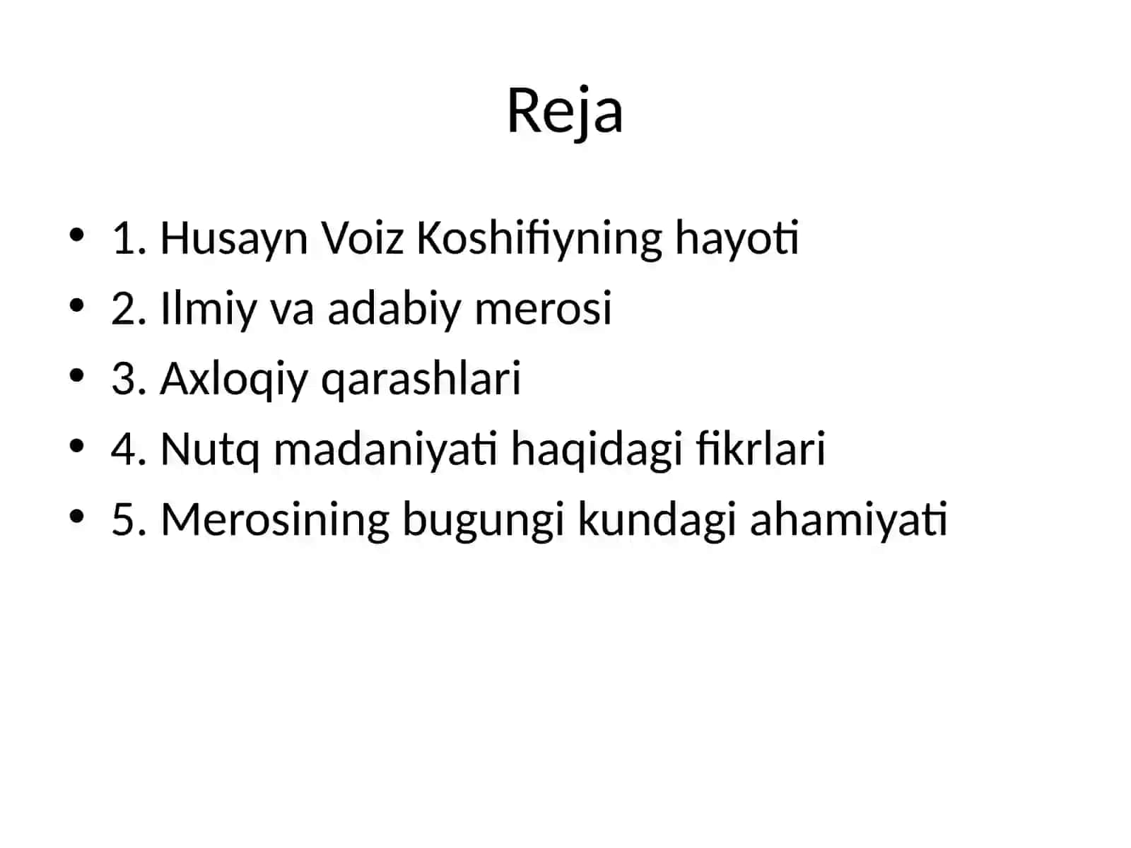 Husayn Voiz Koshifiyning hayoti 2