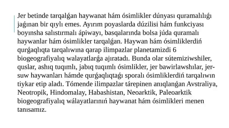 EVOLYUCIYANI DALILLEWDE BIOGEOGRAFIYAPANI DALILLERI 2