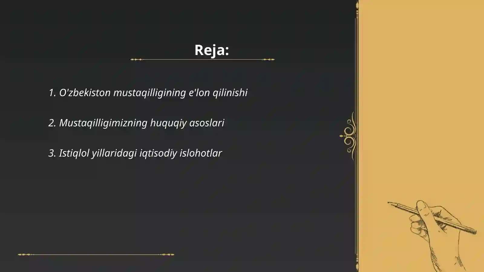 O'zbekistonning istiqloli va taraqqiyot yoli 2