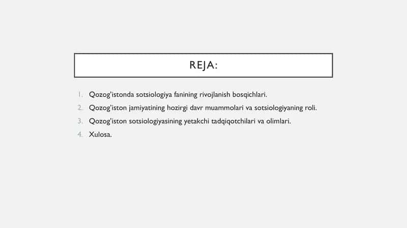 Xorijiy davlatlarda sotsiologiya fanining rivojlanish bosqichlari. 2