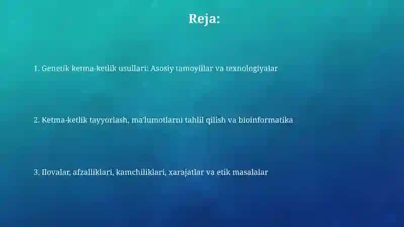 Genlarni skvenirlash metodlari 2