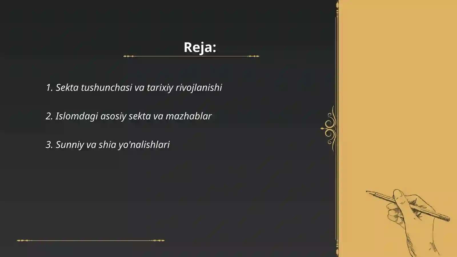 Sektaxo dar Islom 2
