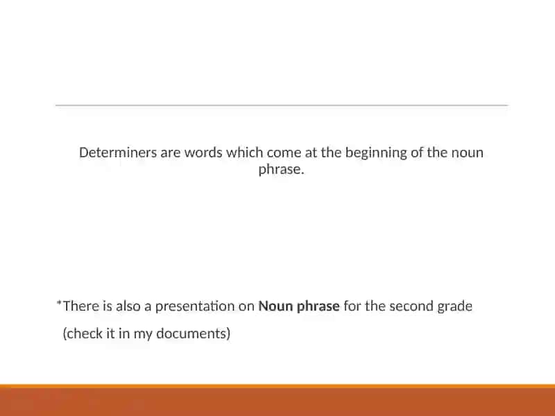 Determiners 2