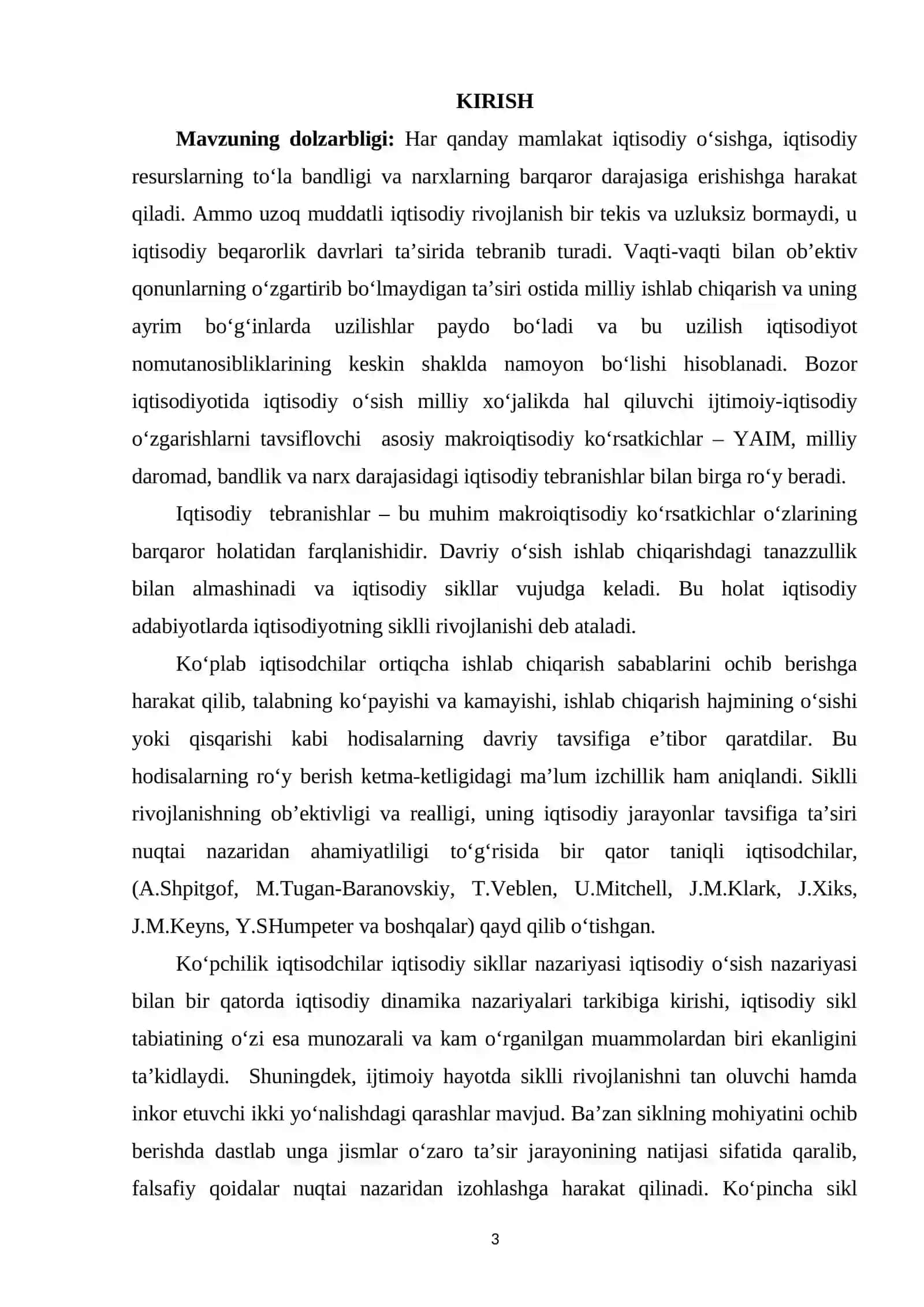 Iqtisodiyotning siklliligi va makroiqtisodiy beqarorlik 2